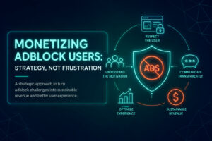 Adblock users monetization